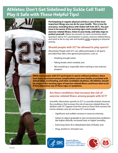 Athletes: Don't Get Sidelined by Sickle Cell Trait preview