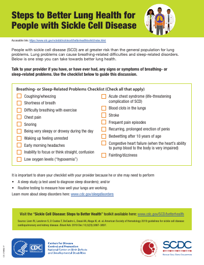 Steps to Better Lung Health (SCD) preview