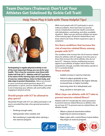 Team Doctors & Athletic Trainers — Sickle Cell Trait Playbook preview