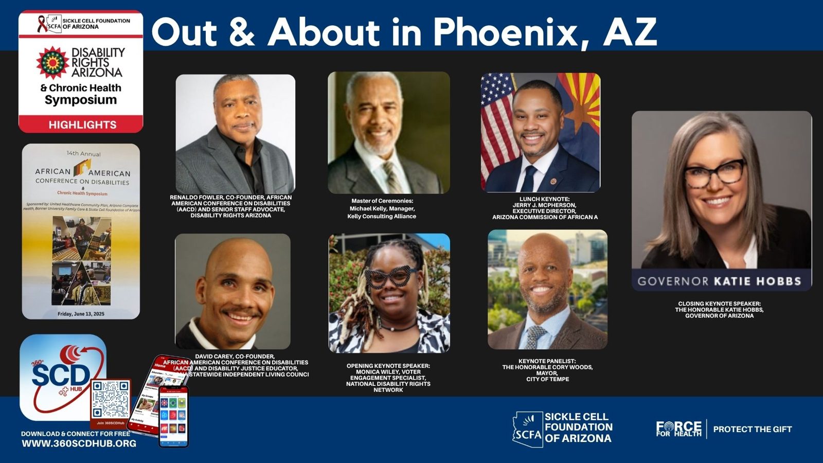 Speakers and leaders at the 14th Annual African American Conference on Disabilities